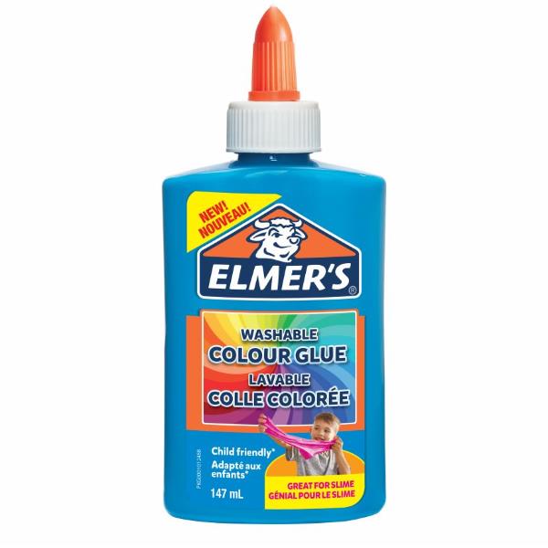 ELMER s Colla Liquida Colore BLU OPACO - Flacone da 147 ml su