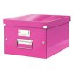 CLICK   STORE Scatola per archiviazione universale  M  - f.to A4 Fucsia metallizzato