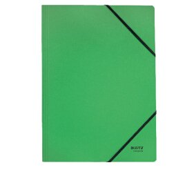 En_carpeta leitz recycle gomas din a4 carton reciclable 100% verde