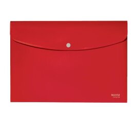 En_carpeta leitz recycle portadocumentos broche din a4 polipropileno rojo