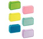 ASTUCCIO 3 ZIP PASTEL NEON PELIKAN 18 MATITE COLORATE+18 PENNARELLI IN DISPLAY