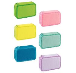 ASTUCCIO 3 ZIP PASTEL NEON PELIKAN 18 MATITE COLORATE+18 PENNARELLI IN DISPLAY