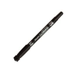 MARKER TWIN CON DOPPIA PUNTA NERO PUNTA 1 0 E 2 0 MM  TRATTO 0 3 E 0 5 MM  (CONF.10)