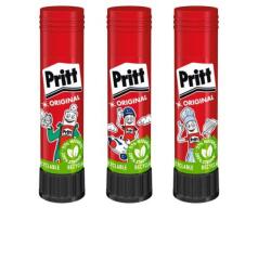 PRITT COLLA STICK 11g - Cartone BTS 2022 (2+1 GRATIS) 100pz (4 tray da 25pz/cad.)