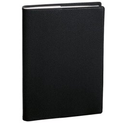 Quo Vadis - Agenda - 2025 - Plain - Mensile - Italiano - Impala - Nero - 12 mesi da gen a dic- 10x15 cm