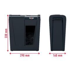 Rexel Secure S5 distruggi documenti Taglio a striscia 70 dB Nero