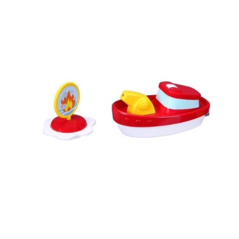 Bburago Junior - Splash n'play fire boat ( barca di salvataggio)