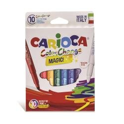 EN_Rotulador carioca cambia color tinta magica caja de 10 unidades colores surtidos