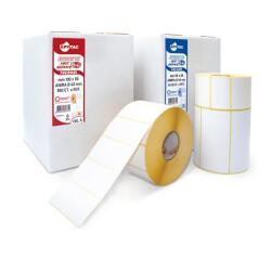 Rotoli Etichette Carta Termica Adesivo Permanente, 100x100, 4pz