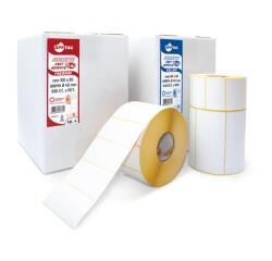 Rotoli Etichette Carta Termica Adesivo Permanente, 100x50, 4pz