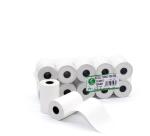 Rotolo per Pos - carta termica BPA free - 57 mm x 25 mt - 55 gr/m2 - diametro esterno 45 mm - anima 12 mm - Rotolificio Pugliese - blister 10 pezzi