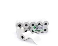 Rotolo per Pos - carta termica BPA free - 57 mm x 25 mt - 55 gr/m2 - diametro esterno 45 mm - anima 12 mm - Rotolificio Pugliese - blister 10 pezzi