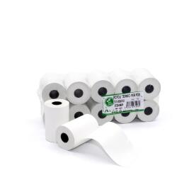 Rotolo per Pos - carta termica BPA free - 57 mm x 25 mt - 55 gr/m2 - diametro esterno 45 mm - anima 12 mm - Rotolificio Pugliese - blister 10 pezzi