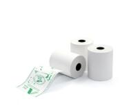 Rotolo per registratori di cassa - carta termica BPA free - 57 mm x 30 mt - 55 g - diametro esterno 50 mm - anima 12 mm - Rotolificio Pugliese - blister 10 pezzi