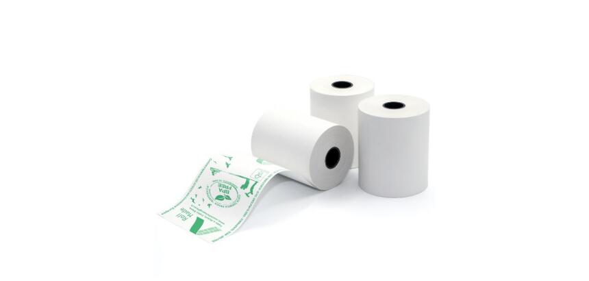 Rotolo per registratori di cassa - carta termica BPA free - 57 mm x 30 mt - 48 gr - diametro esterno 45 mm - anima 12 mm - Rotolific io Pugliese - blister 10 pezzi