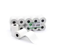 Rotolo per POS e carte di credito - carta termica BPA free - 57 mm x 20 mt - 48 g/m2 - diametro esterno 40 mm - anima 12 mm - Rotolificio Pugliese - blister 10 pezzi