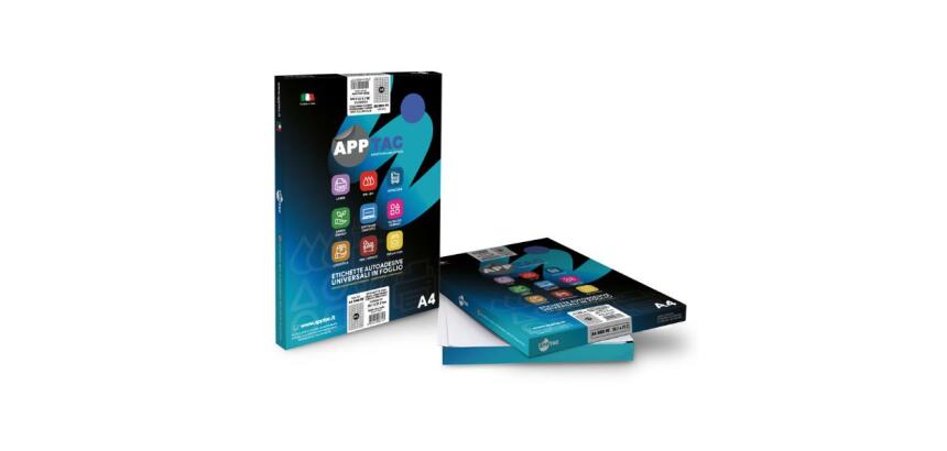 APPTAC Etichette Adesive Bianche Permanenti SENZA MARGINE 210x148.5, 100 fogli