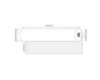 Rotolo per plotter carta gr 60  F.TO 91 4 x 50  F 50 (scat. 2 rotoli)