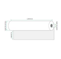 Rotolo per plotter carta gr 60  F.TO 91 4 x 50  F 50 (scat. 2 rotoli)