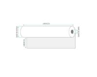 Rotolo per plotter carta gr 90  F.TO 61 x 50  F 50 (scat. 2 rotoli)