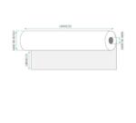 Rotolo per plotter carta gr 90  F.TO 91 4 x 50  F 50 (scat. 2 rotoli)