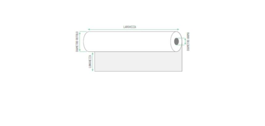 Rotolo per plotter carta gr 90  F.TO 91 4 x 50  F 50 (scat. 2 rotoli)