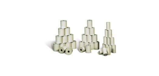 Rotolo per POS e carte di credito - carta termica BPA free - 57 mm x 30 mt - diametro esterno 50 mm - 55 gr - anima 12 mm - Rotomar - blister 10 pezzi