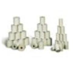 Rotolo per POS e carte di credito - carta termica BPA free - 57 mm x 11 mt - diametro esterno 30 mm - 55 gr - senza anima - confezione da 12 rotoli