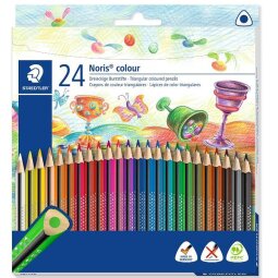 En_lapices de colores staedtler noris club caja de 24 colores slim