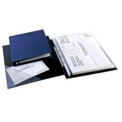 Raccoglitore Sanremo 2000 a 4 anelli - blu - Anelli D - diametro 25 mm 30x42 cm