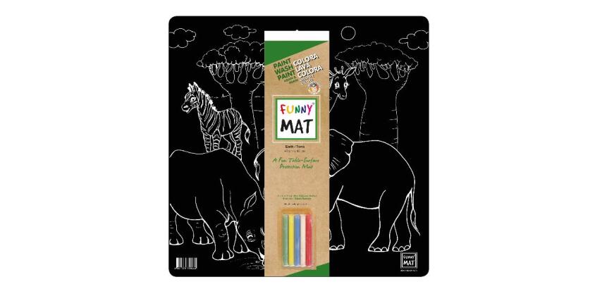 CF5 KIT FUNNY MAT BLACK TERRA  SPAZIO DINOSAURI UNICORNI PRINCIPESSE