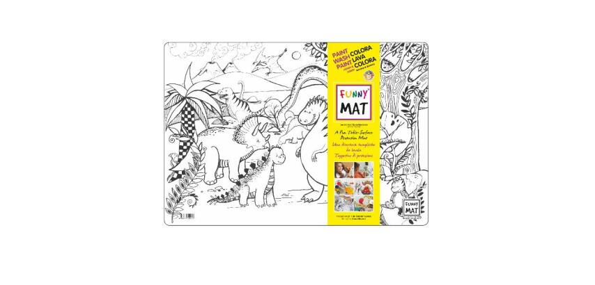 CF10 KIT FUNNY MAT EPOCA GIURASSICA  CUCCIOLI  UNICORNO  ANIMALI      SELVAGGI FATTORIA