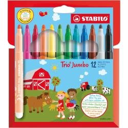 STABILO TRIO JUMBO SCATOLA CARTONE DA 12