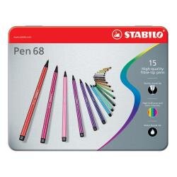 AST15 STABILO PEN 68 COL ASSORT