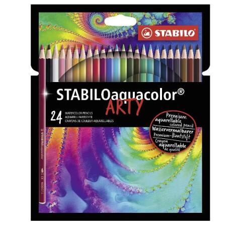 STABILO CF24 aquacolor scat.cart. ARTY