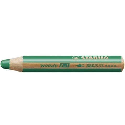 Matitone colorato Stabilo Woody 3in1 verde