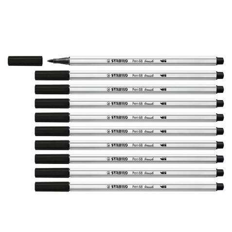 CF10 STABILO PEN 68 BRUSH NERO