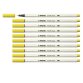 CF10 STABILO PEN 68 BRUSH GIALLO