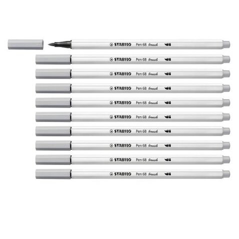 CF10 STABILO Pen 68 brush grigio freddo medio