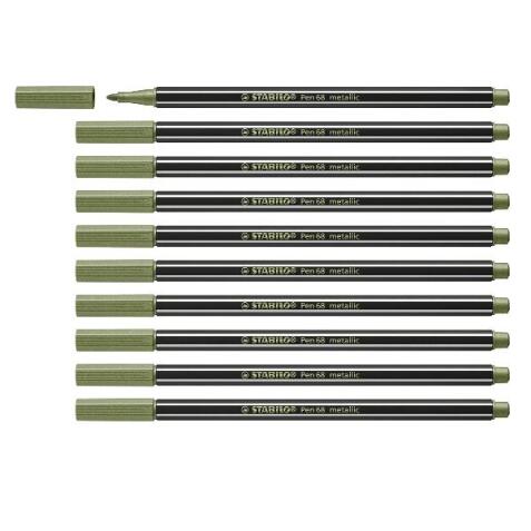 CF10 STABILO Pen 68 metallic verde chiaro metallizzato