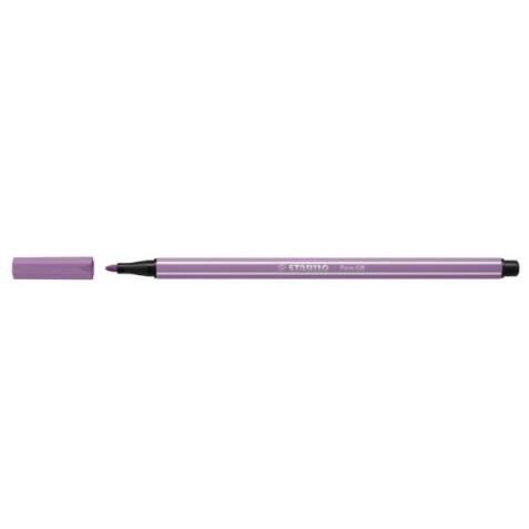 STABILO Penna Fibra 68 1mm grey purple