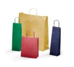 CF25SHOPPER 22X10X27 TINTA UNITA ASSORTITI VERDE SCURO BLU ROSSO RUBINO ORO E ARGENTO