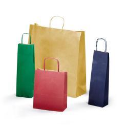 CF25SHOPPER 22X10X27 TINTA UNITA ASSORTITI VERDE SCURO BLU ROSSO RUBINO ORO E ARGENTO