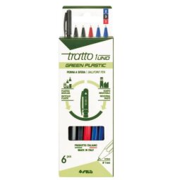 CF6 TRATTO1 GREEN PLAST 3 COL.ASS.