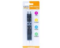 CF2PZ PENNA A SCATTO GEL 0 7MM NERO