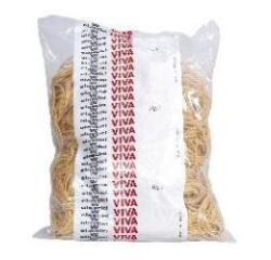 Elastici ad anello - diametro 5 cm - 1 kg - gomma - giallo - Viva