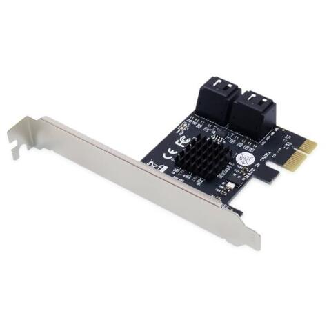 ADATTATORE PCI-e 4-PORTE SATA con Cavo SATA