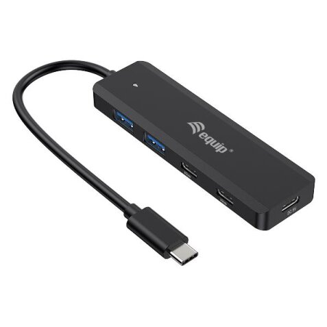 EQUIP - HUB 4-PORTE USB-C (2x USB-A 3.0 port + 2x USB-C)