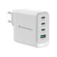CARICATORE PD USB 4-PORTE 100W GaN, 3x USB-C, 1x USB-A, QC 3.0, PPS, PD 3.0
