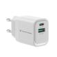 CARICATORE PD USB 2-PORTE da 33W GaN, 1x USB-C, 1x USB-A, QC 3.0, PPS, PD 3.0